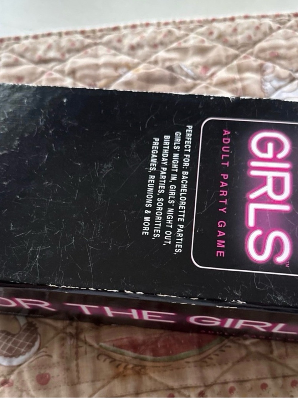 For The Girls party card game